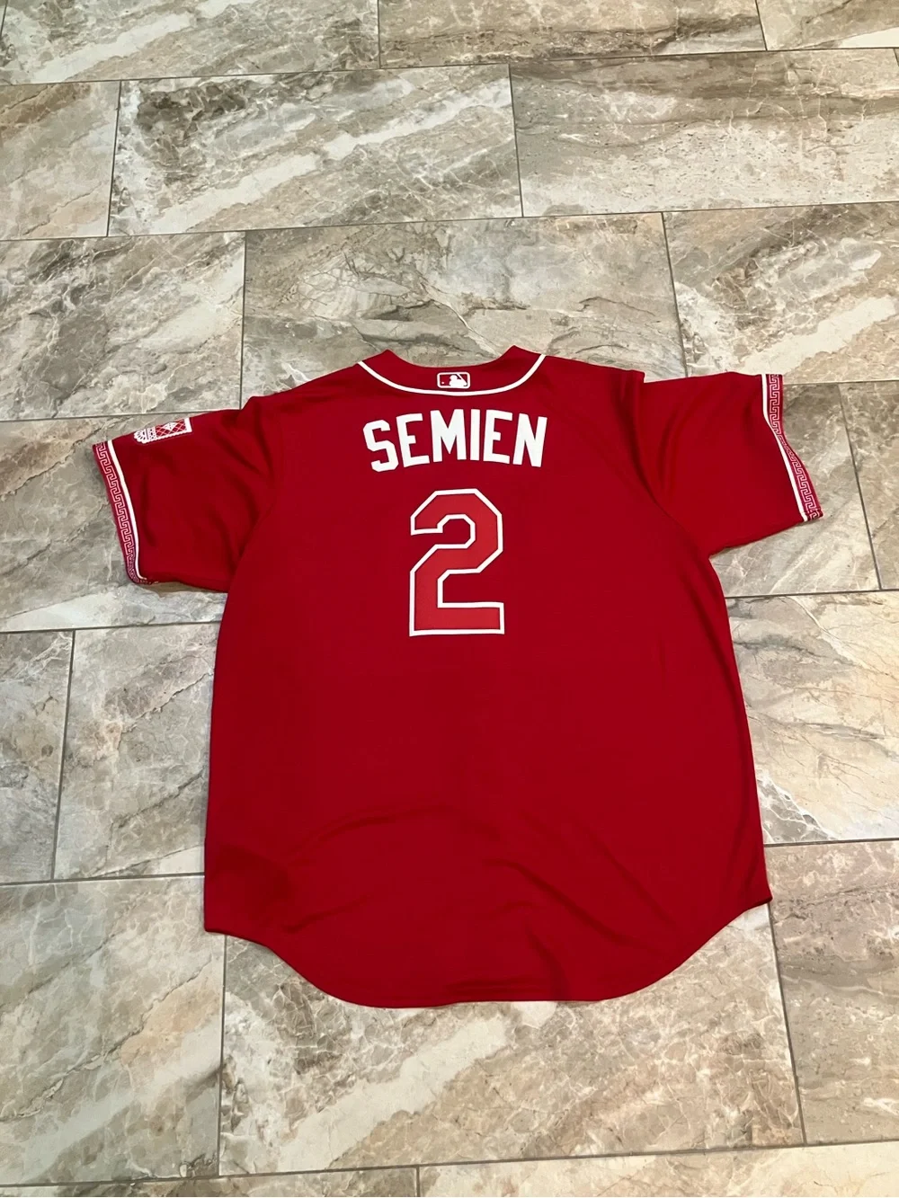 Nike City Connect “Tejas” Rangers Marcus Semien #2 Baseball Jersey Men’s Sz XL